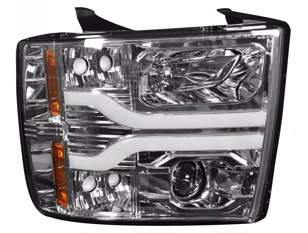 Recon Truck Accessories silver headlights