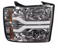 Recon Truck Accessories silver headlights