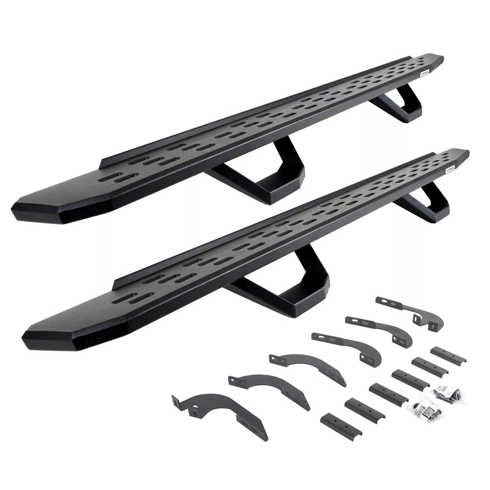 RB30 Running Boards with Mounting Brackets 2 Pairs Drop Steps Kit