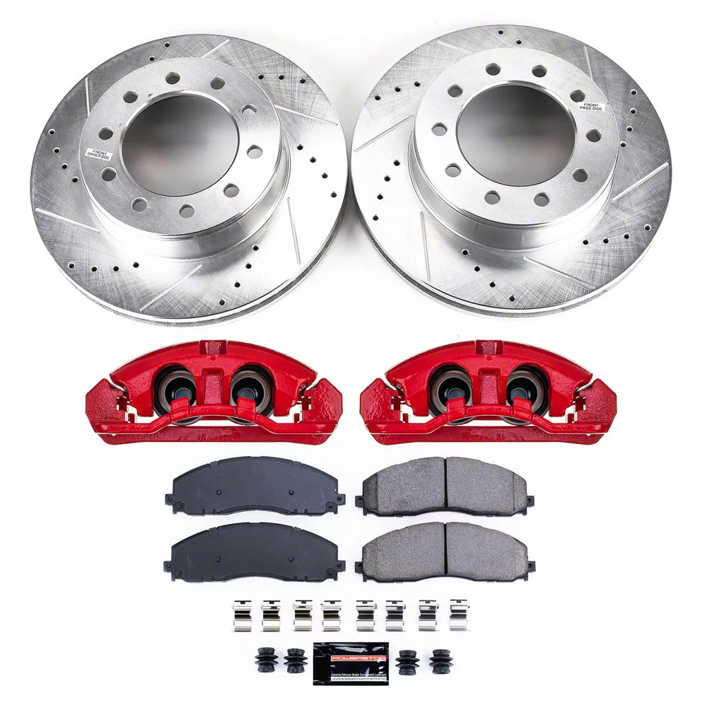 Power Stop 2016 Ford F-350 Super Duty Front Z23 Evolution Kit W/Cals