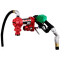 12V DC 20 GPM FUEL TRANSFER PUMP WITH AUTOMATIC NOZZLE & SWIVEL DIESEL