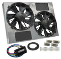PWM DUAL RAD FAN/STEEL SHROUD ASSEMBLY