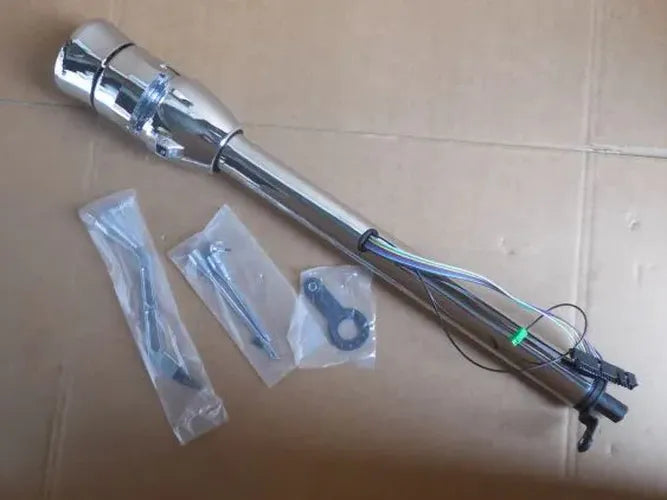 CHROME STEERING COLUMN 9 HOLES AUTO