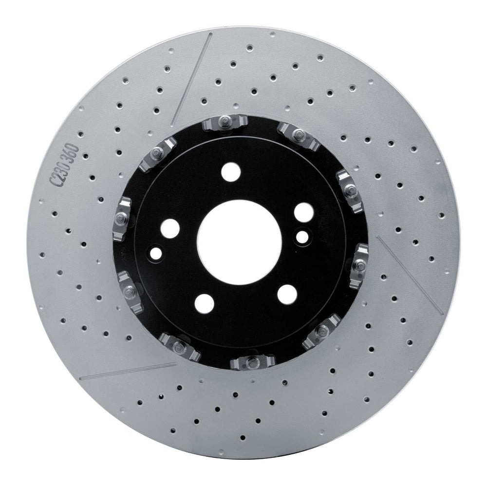 DFC 07-25 Mercedes-Benz E63 AMG Front Drilled and Slotted Hi-Carbon Alloy Geomet Coated Rotor