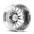 CALI OFF-ROAD SUMMIT DUALLY REAR LIFTED 9110 POLISHED MILLED SPOKES 20X8.25 8-170 -232MM 124.9MM