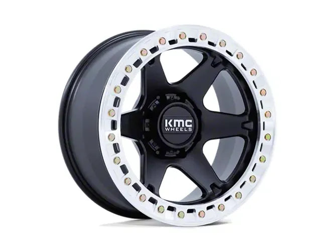 KM238 20X10 6X135 S-BLK MACH -48MM