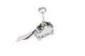 ES SHIFTER FORD AODE/4R70W CHROME 12IN SINGLE BEND LEVER MUSHROOM POLISHED KNOB