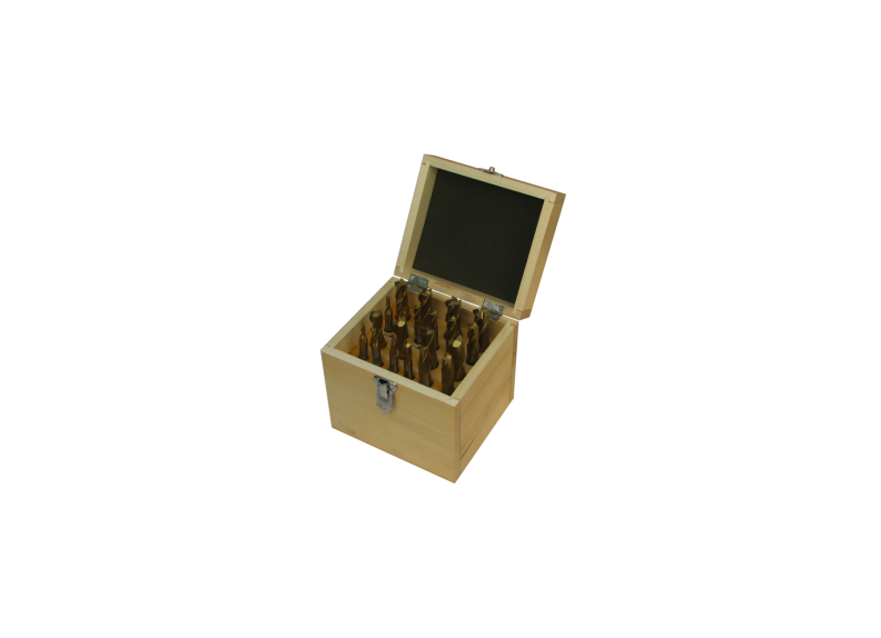 20 PIECE TIN-COATED DOUBLE END MILL