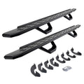 RB30 Running Boards with Brackets 2 Pairs Drop Steps Kit - Crew Max