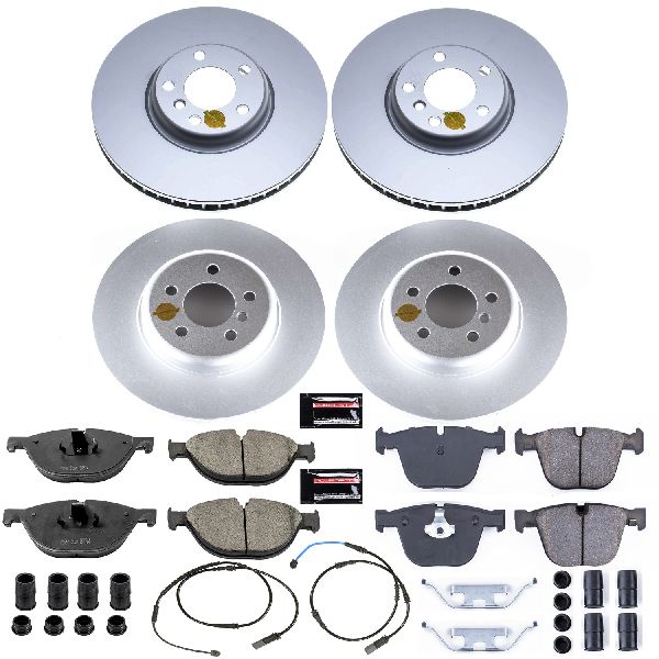 Power Stop 10-17 BMW 535i GT Front & Rear Z23 Evolution Sport Coated Brake Kit