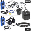 NASCAR & IMSA RACING COMMUNICATION SYSTEM FOR DRIVER & CREW CHIEF IMSA/R1/SAFETY YELLOW