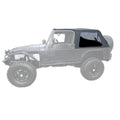 0406 WRANGLER FRAMELESS TRAIL TOP COMPLETE VINYL BLACK DIAMOND