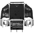 0406 WRANGLER FRAMELESS TRAIL TOP COMPLETE VINYL BLACK DIAMOND