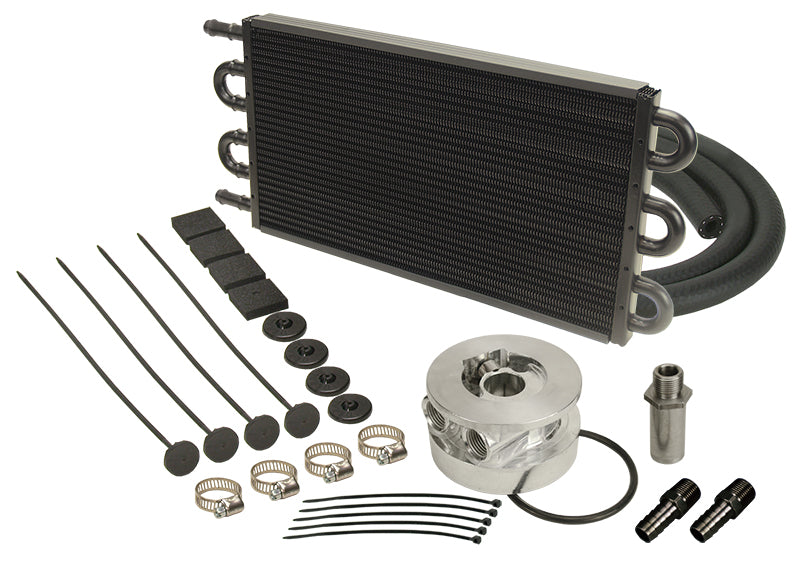 ~(6.8 lbs. 18X12X3)~ Tube and Fin Engine Cooler Kit w/Sandwich Adapter