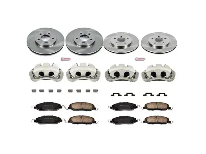 Power Stop 05-10 Ford Mustang Front & Rear Autospecialty Brake Kit w/Calipers