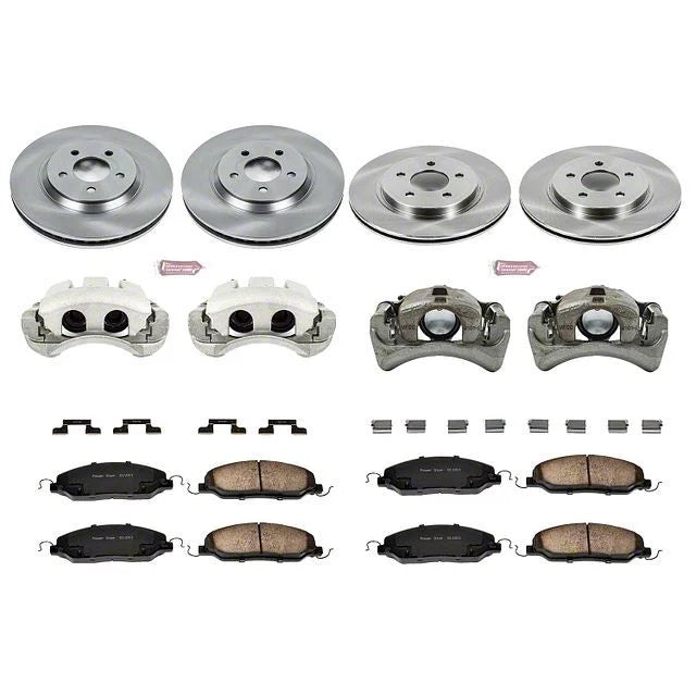 Power Stop 05-10 Ford Mustang Front & Rear Autospecialty Brake Kit w/Calipers
