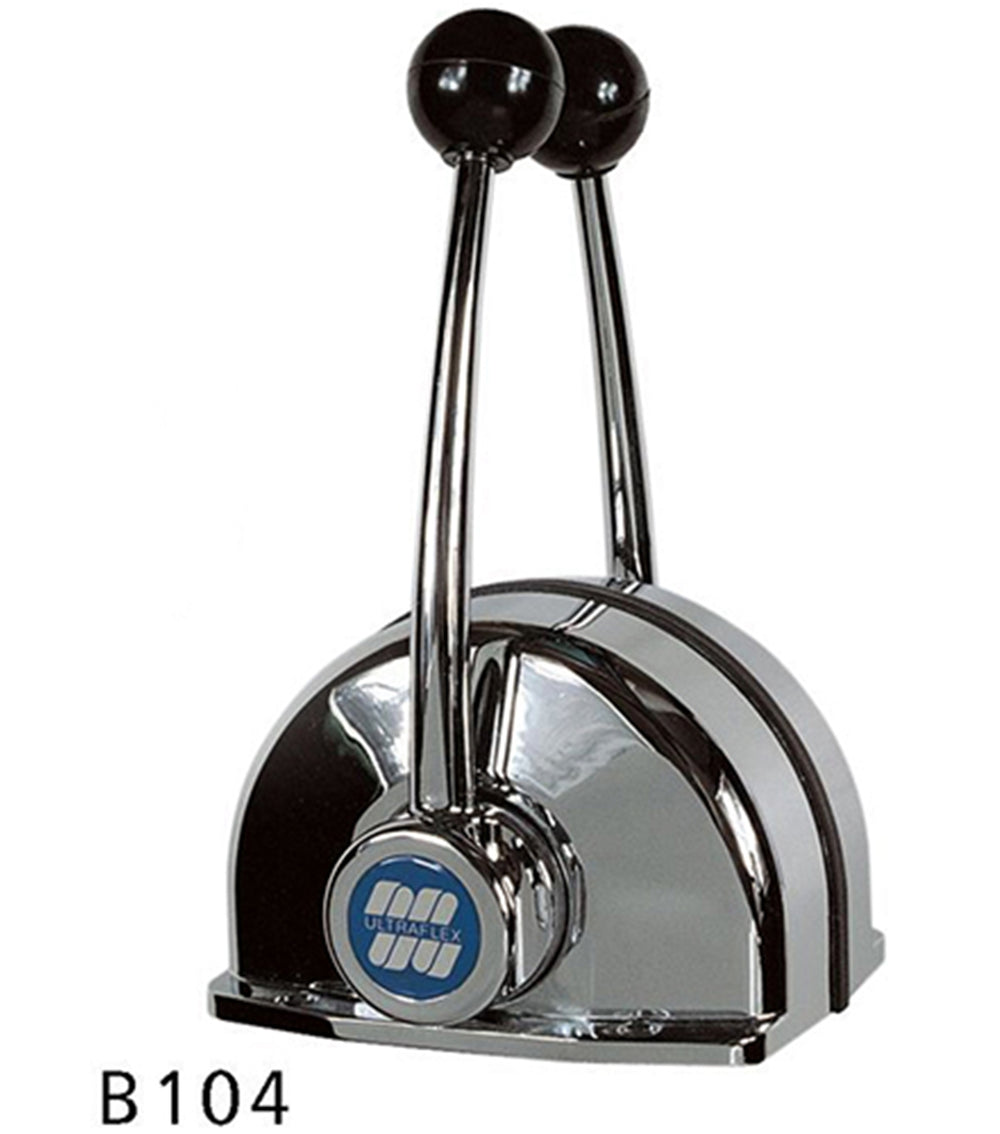 DUAL LEVER BINNACLE CHROME