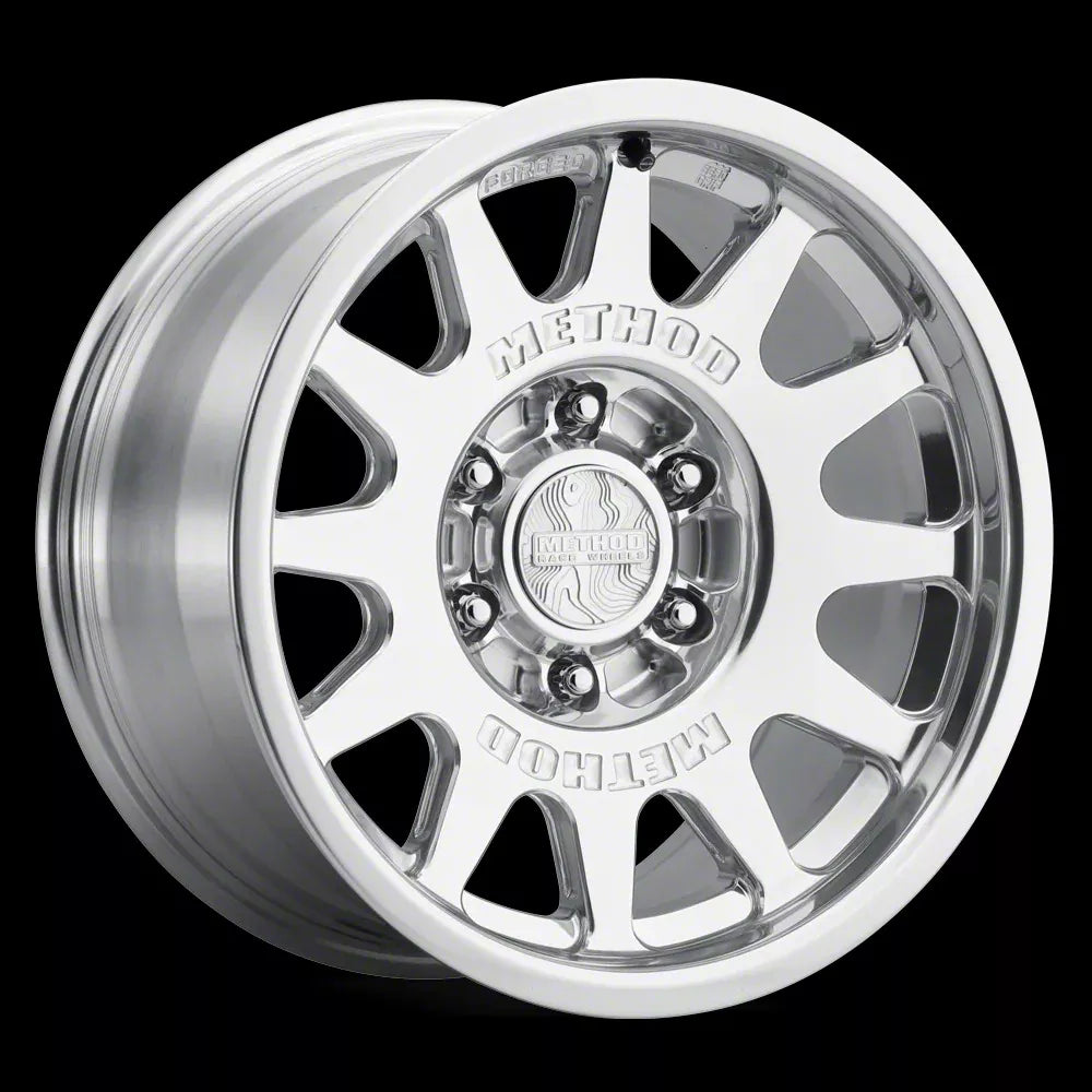 MR203 FORGED 17X8.5 +25MM OS 6X5.5 95.25MM CB POLISHED CLEAR COAT