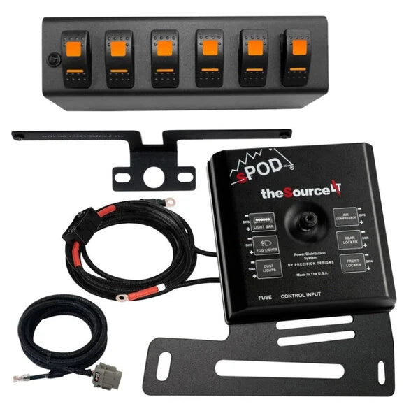 2224 POLARIS RZR PRO R SPOD SOURCELT SWITCH PANEL KIT(COLOR: AMBER)