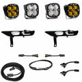 Baja Designs 2021+ Ford F150 Fog Pocket Kit SAE Amber Squadron Pro DC