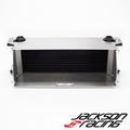 Jackson Racing oil cooler installed view