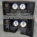 Gauge Kit GM Monte Carlo 78-88 Perf II Blk