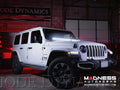 Diode Dynamics 18-21 Jeep JL Wrangler/Gladiator SS50 Hood LED Light Bar Kit - Amber Driving
