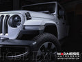 Diode Dynamics 18-21 Jeep JL Wrangler/Gladiator SS50 Hood LED Light Bar Kit - Amber Driving