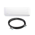 4TH GENERATION 18K BTU HEAT PUMP WALL MOUNT AIR HANDLER 230 VOLT W/25FT CABLE AND ENHANCED WIFI