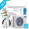 4TH GENERATION 18K BTU HEAT PUMP WALL MOUNT AIR HANDLER 230 VOLT W/25FT CABLE AND ENHANCED WIFI