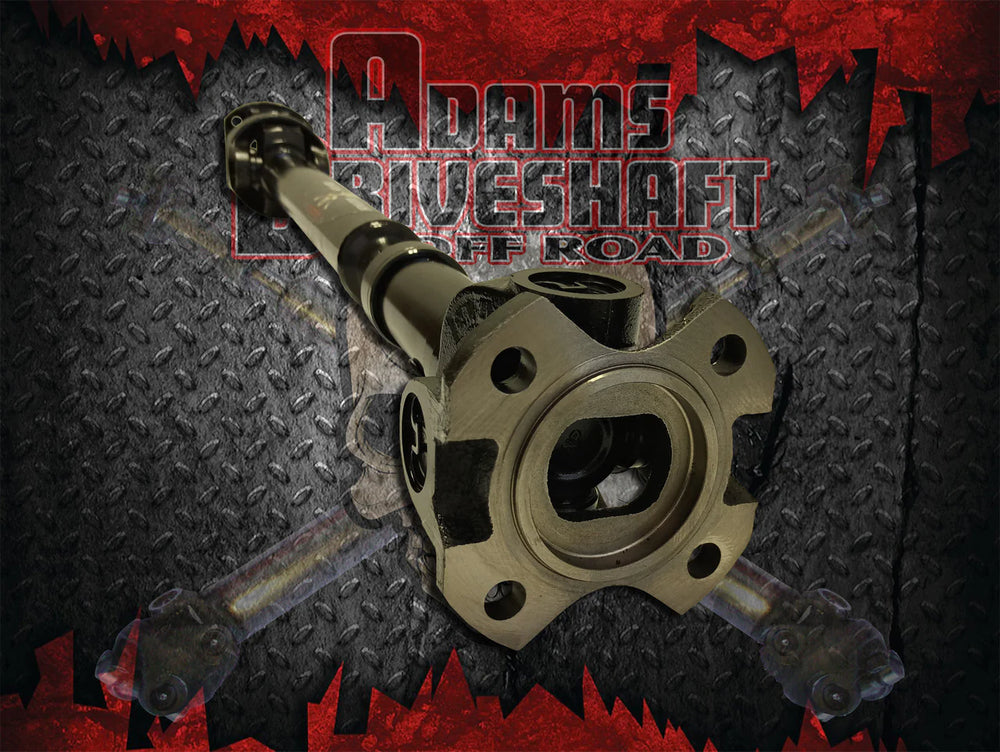 ~(36 lbs. 48X6X6)~ JK Front 1350 Solid CV Driveshaft 2 or 4 Door with O.E.M Flange instead of front Pinion Yoke.