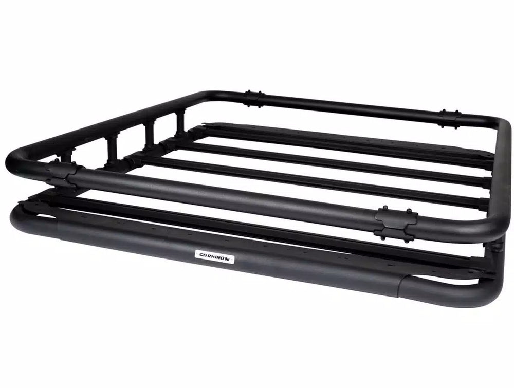 SRM500 55IN FLAT PLATFORM ROOF RACK WITH QUAD RAIL KIT TEXTURED BLACK
