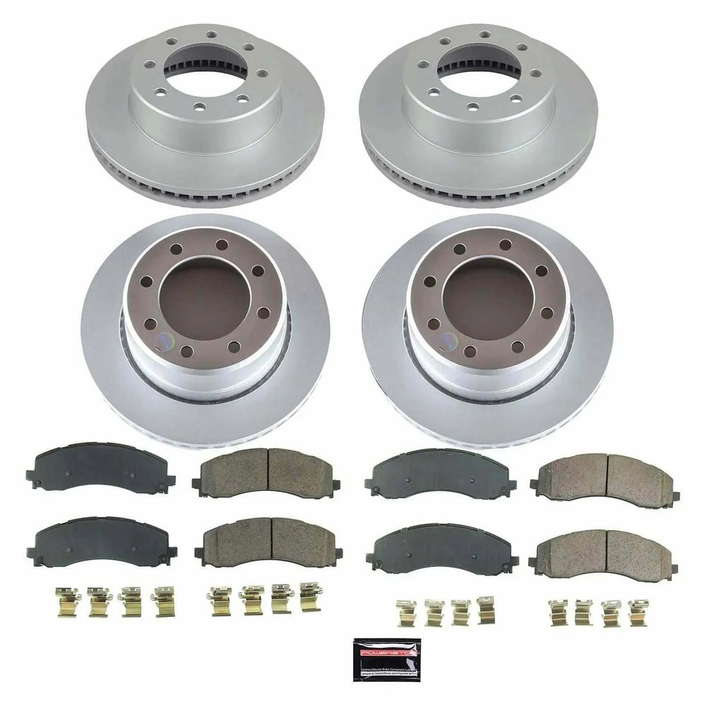 Power Stop 19-22 Ram 2500 Front & Rear Z17 Coated Brake Kit