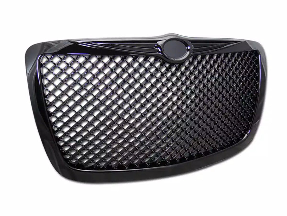 0510 CHRYSLER 300/300C FRONT GRILLE GLOSS BLACK