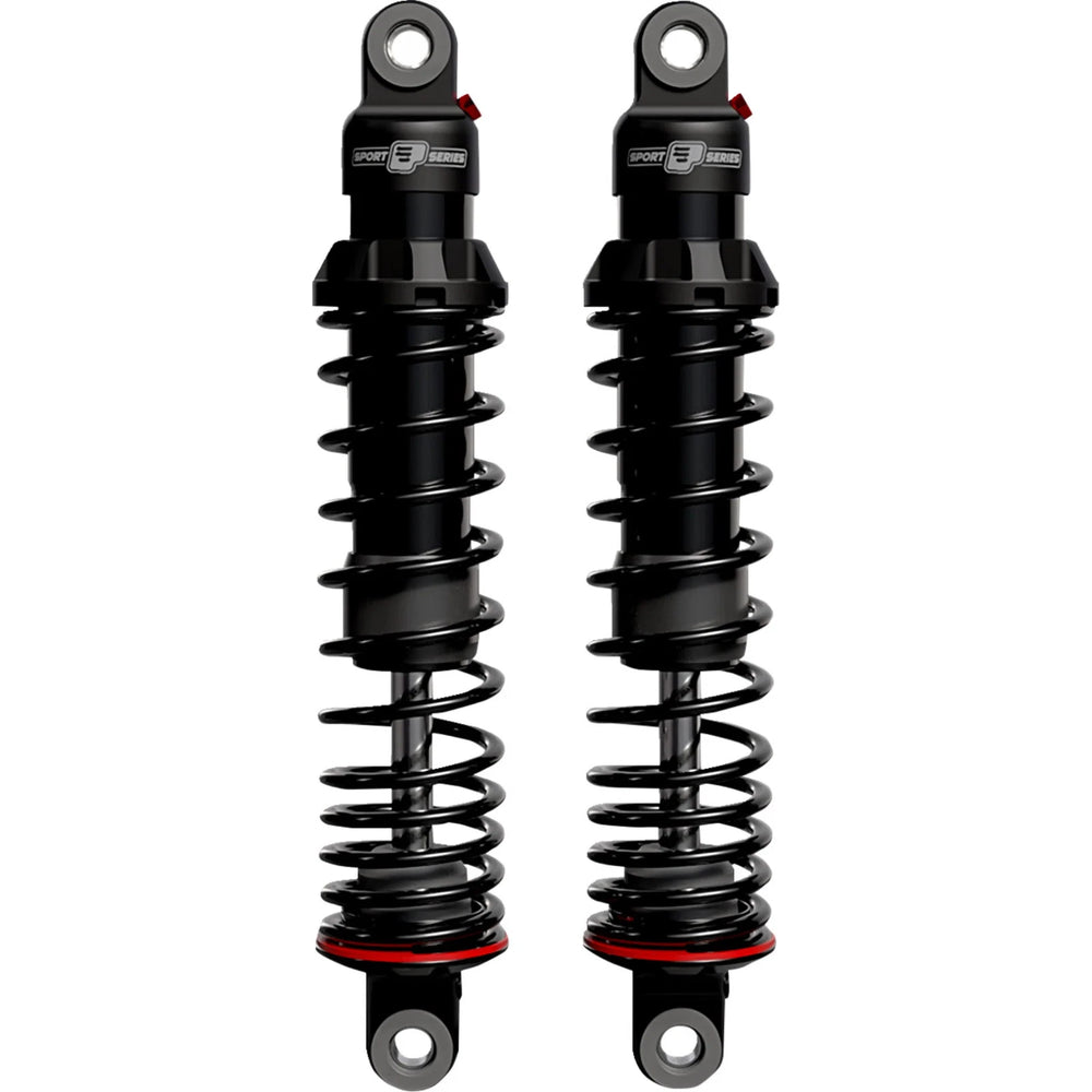 Progressive black shock absorber