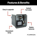 FURRION ONDEMAND TANKLESS GAS WATER HEATER 2.4GPM WHITE