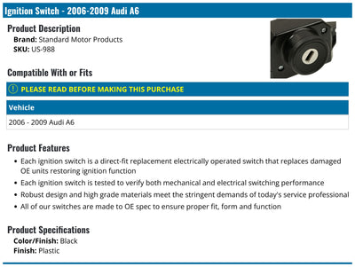 STANDARD IGN auto part