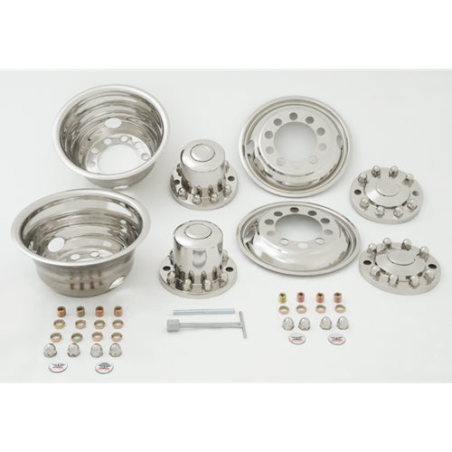 22.5IN X 7.5IN/8.25IN 10LUG 2HH 285MM BC HUB PILOT DOT SIMULATOR SET