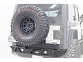 TJ/LJ/YJ Destroyer Rear Bumper w/ Tire Carrier (Black Powder Coated) (box 1)