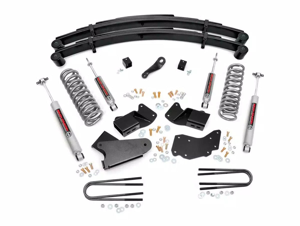 1x 7540 4 Inch Lift Kit Rear Springs Ford Bronco II 4WD (1984-1990)