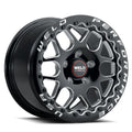 Weld Solana Beadlock 15x10 / 5x115 BP / ET22 / 6.36in BS / 78.1 Dia - Gloss Black Milled Wheel
