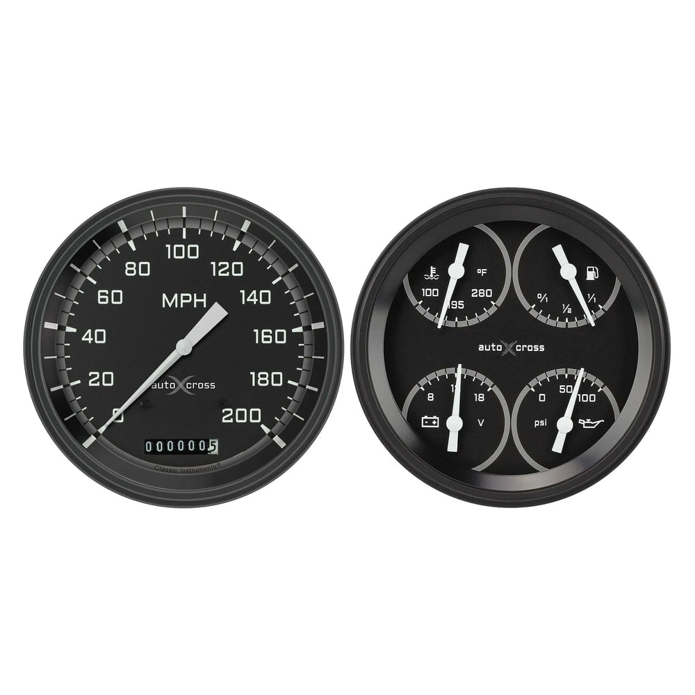 AUTO CROSS GRAY 5IN SPEEDO & 5IN QUAD-GM