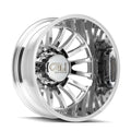 CALI OFF-ROAD SUMMIT DUALLY FRONT 9110 POLISHED MILLED SPOKES 22X8.25 8-210 115MM 154.2MM