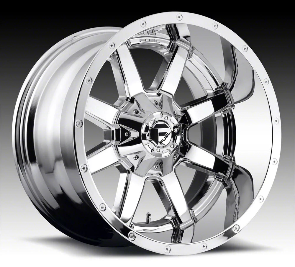 ~(52 lbs. 25X25X15)~ MAVERICK 22x12 8x180.00 CHROME PLATED (-44 mm)