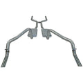 American Thunder Crossmember-Back Exhaust System Fits 1970-1974 Chevrolet Camaro And Pontiac Firebird With V8 Engine 2.50 Inch Aluminized Steel Aggressive To Moderate Sound Flowmaster