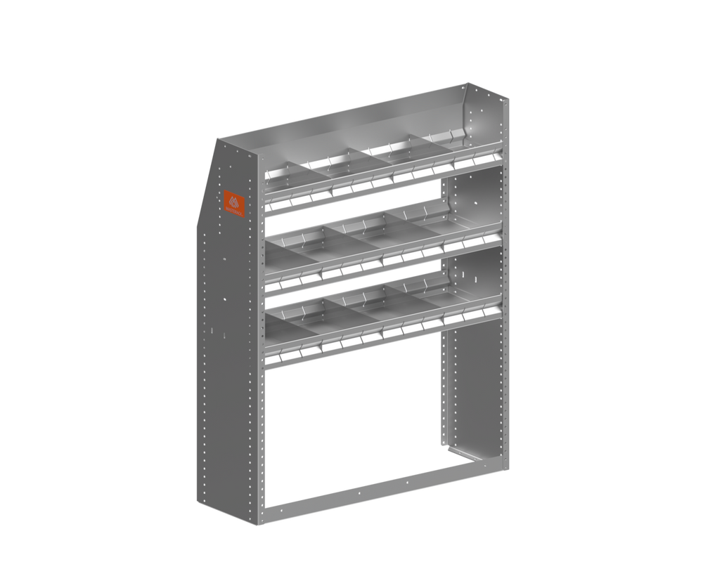 ALUMINUM SHELVING MODULE 46'H X37'W