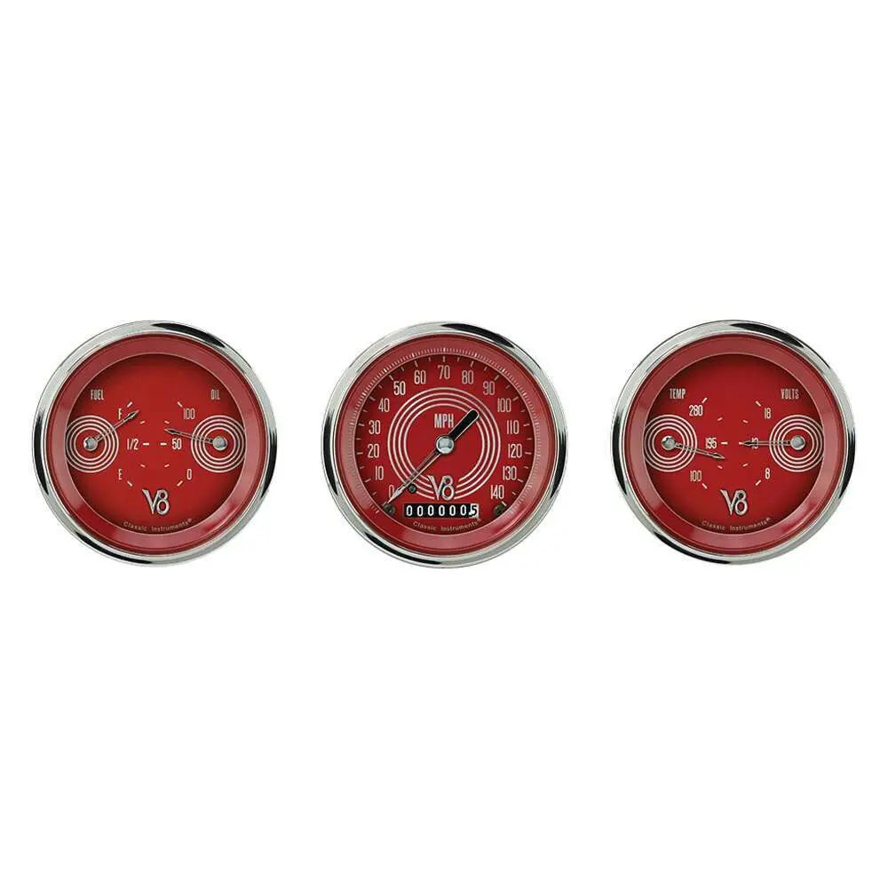 V8 RED STEELIE 3IN SPEEDO/2 DUALS-GM