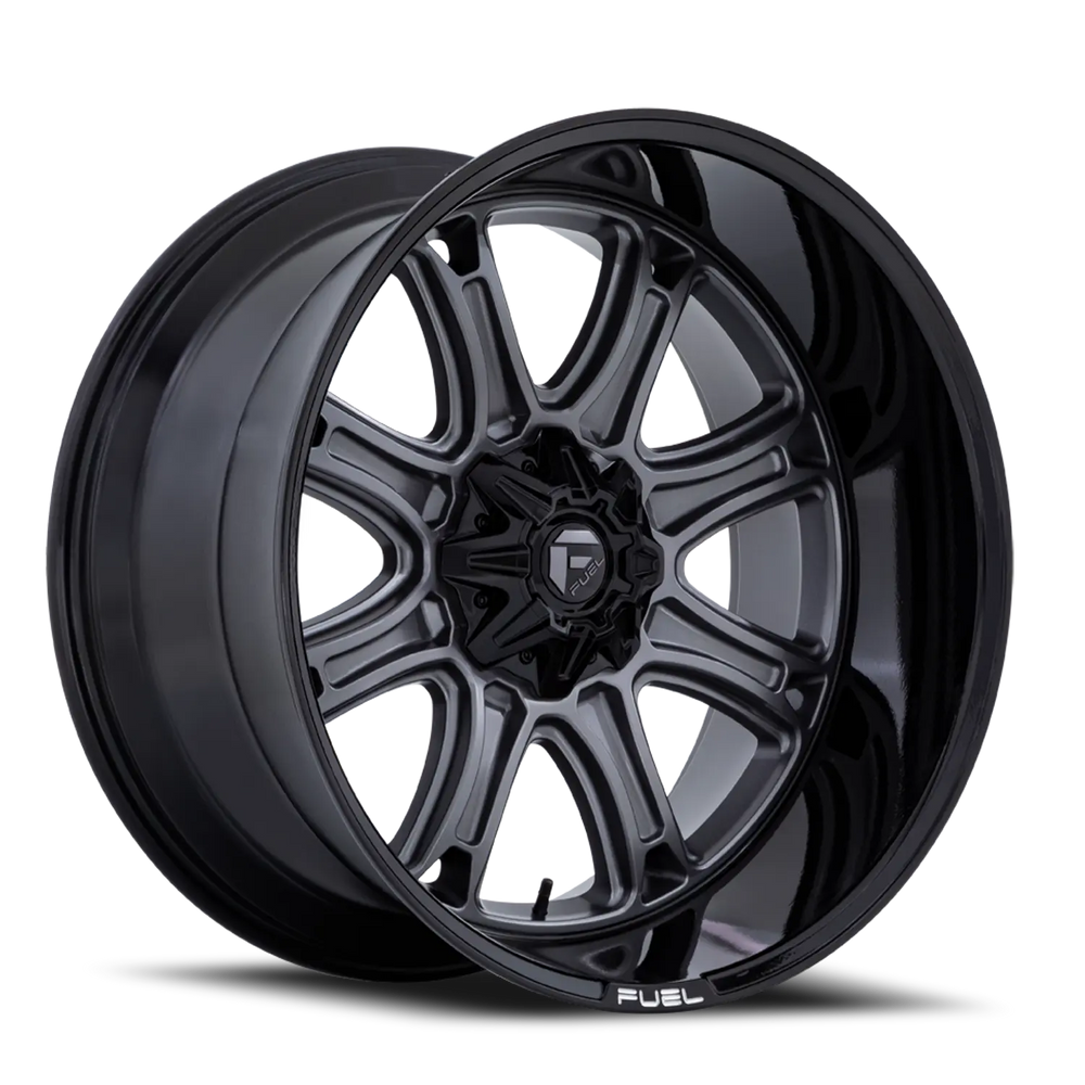 D853 24X12 5X5.5/150 M-GNMTL BLK-LP