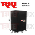 STEEL VERTICAL BOX 24X36X18 BLK