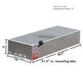 30 GAL GAS RECTANGULAR AUXILIARY TANK ONLY ALUMINUM